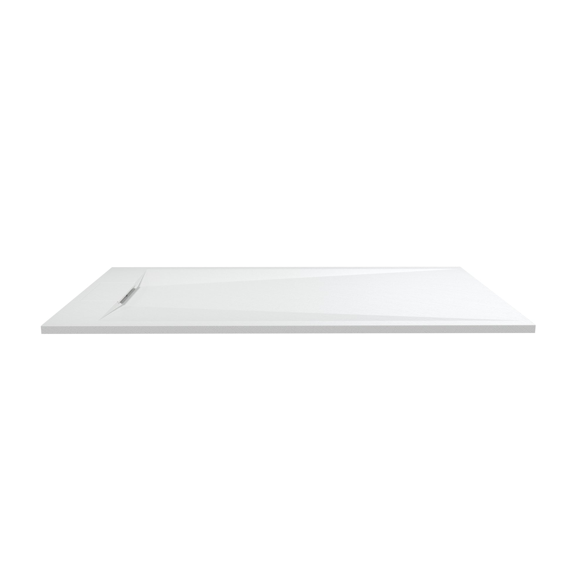 European-Style SMC Shower Base with Anti-Slip Design in Black or White