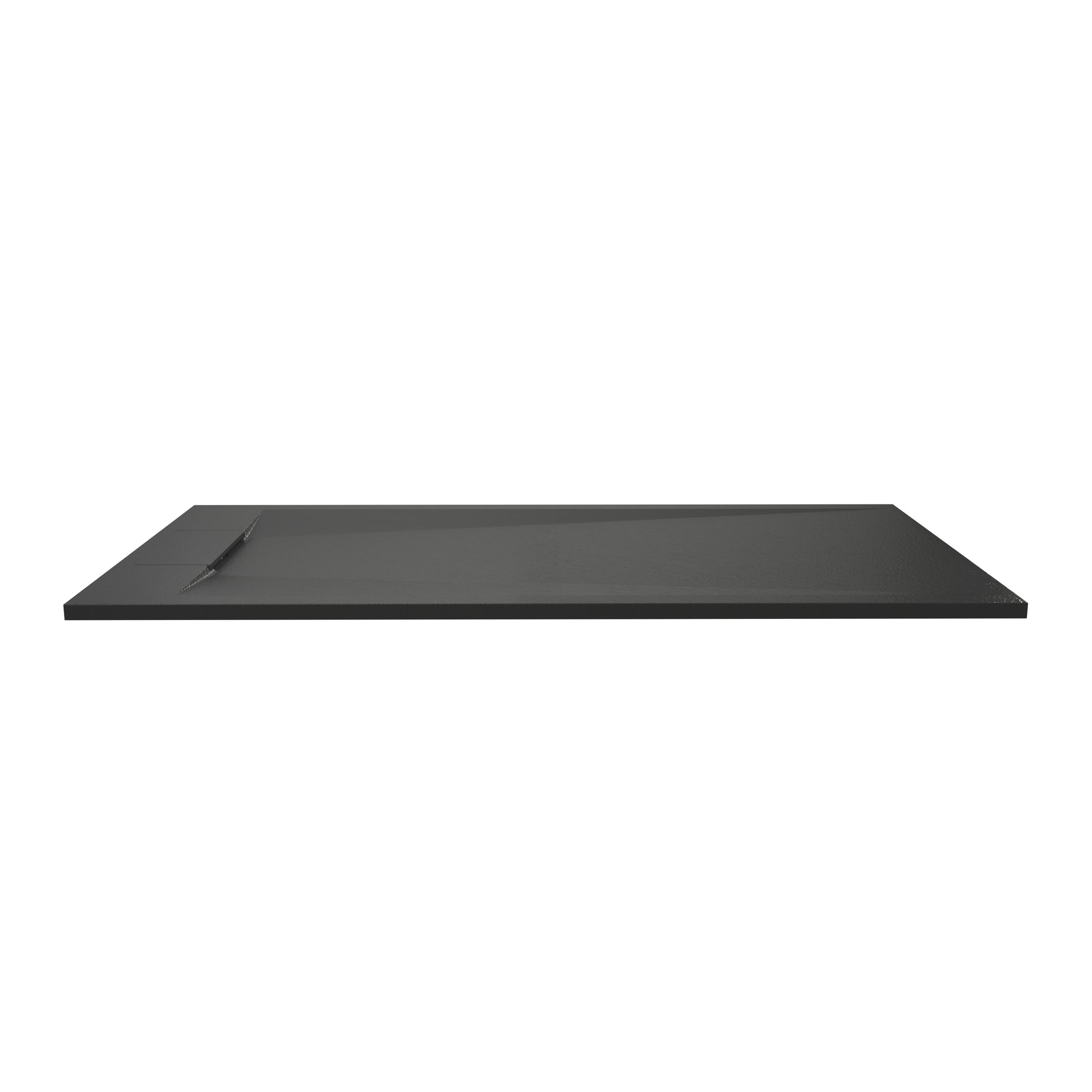 European-Style SMC Shower Base with Anti-Slip Design in Black or White