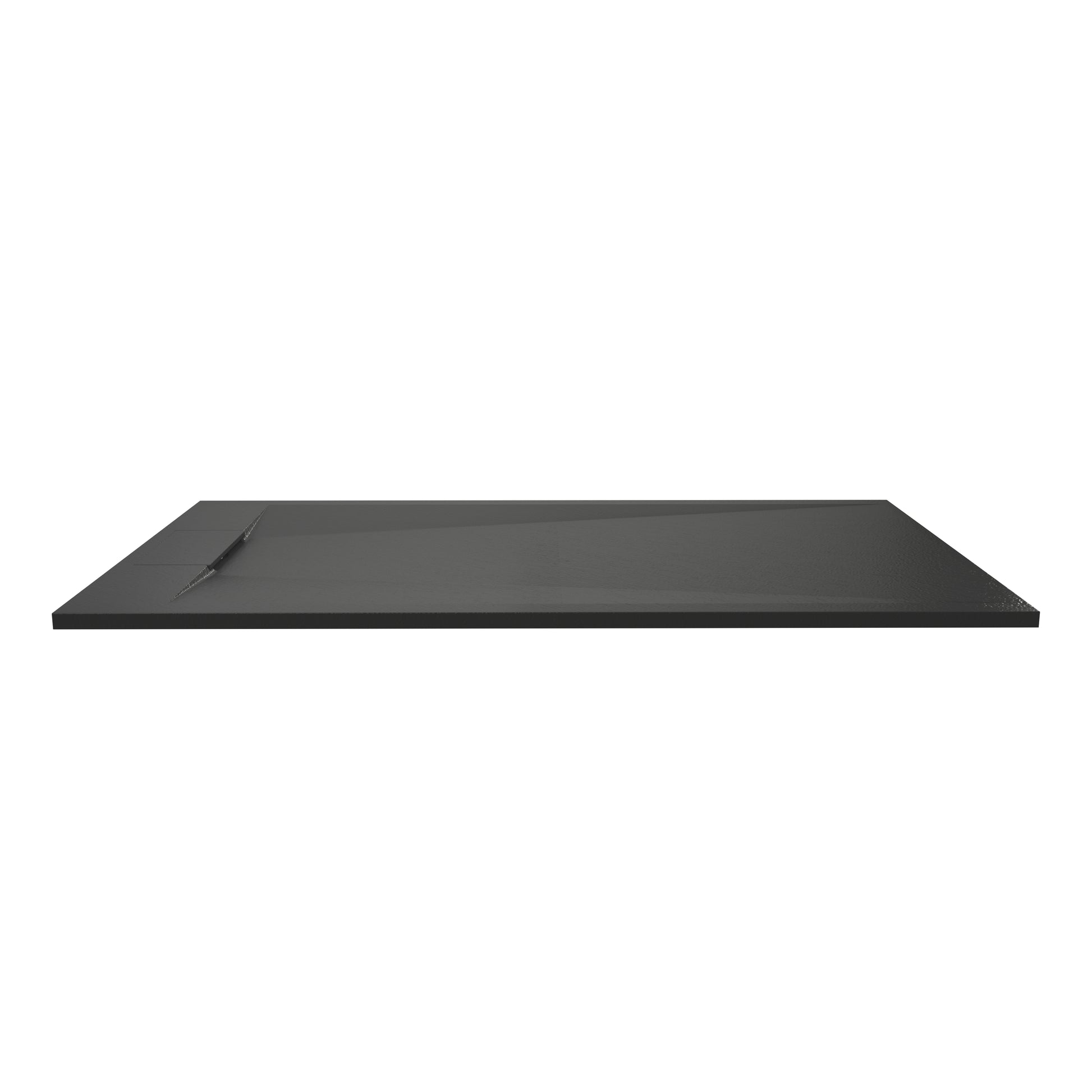 European-Style SMC Shower Base with Anti-Slip Design in Black or White