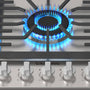 Built-in 30 in. Gas Cooktop in Stainless Steel with 5 Burners including Power Burners and LP Kit, CSA Certified