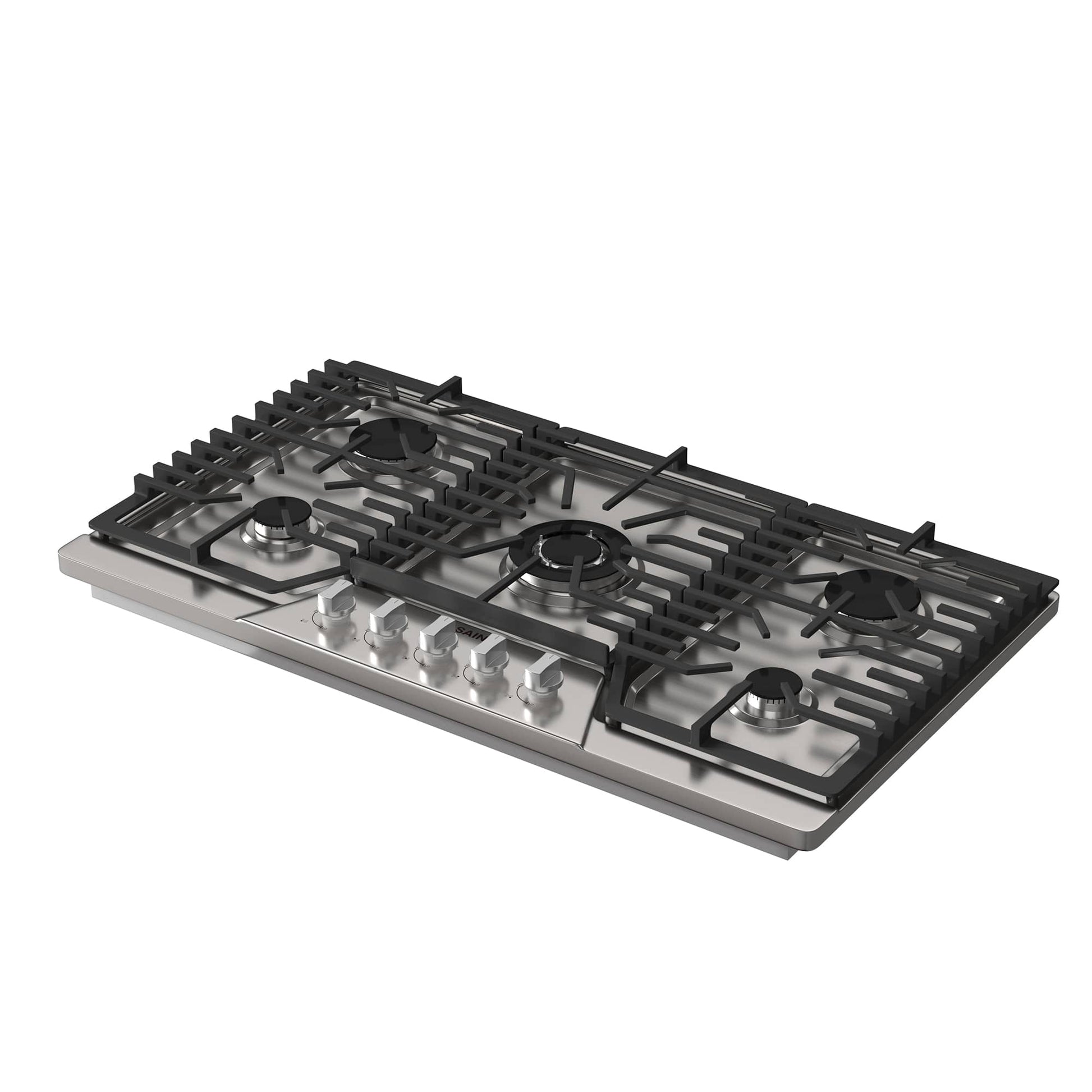 Built-in 30 in. Gas Cooktop in Stainless Steel with 5 Burners including Power Burners and LP Kit, CSA Certified