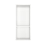 12.2" x 28.7"/39.3" Glossy White SMC Shower Niche with 1 or 2 Shelves