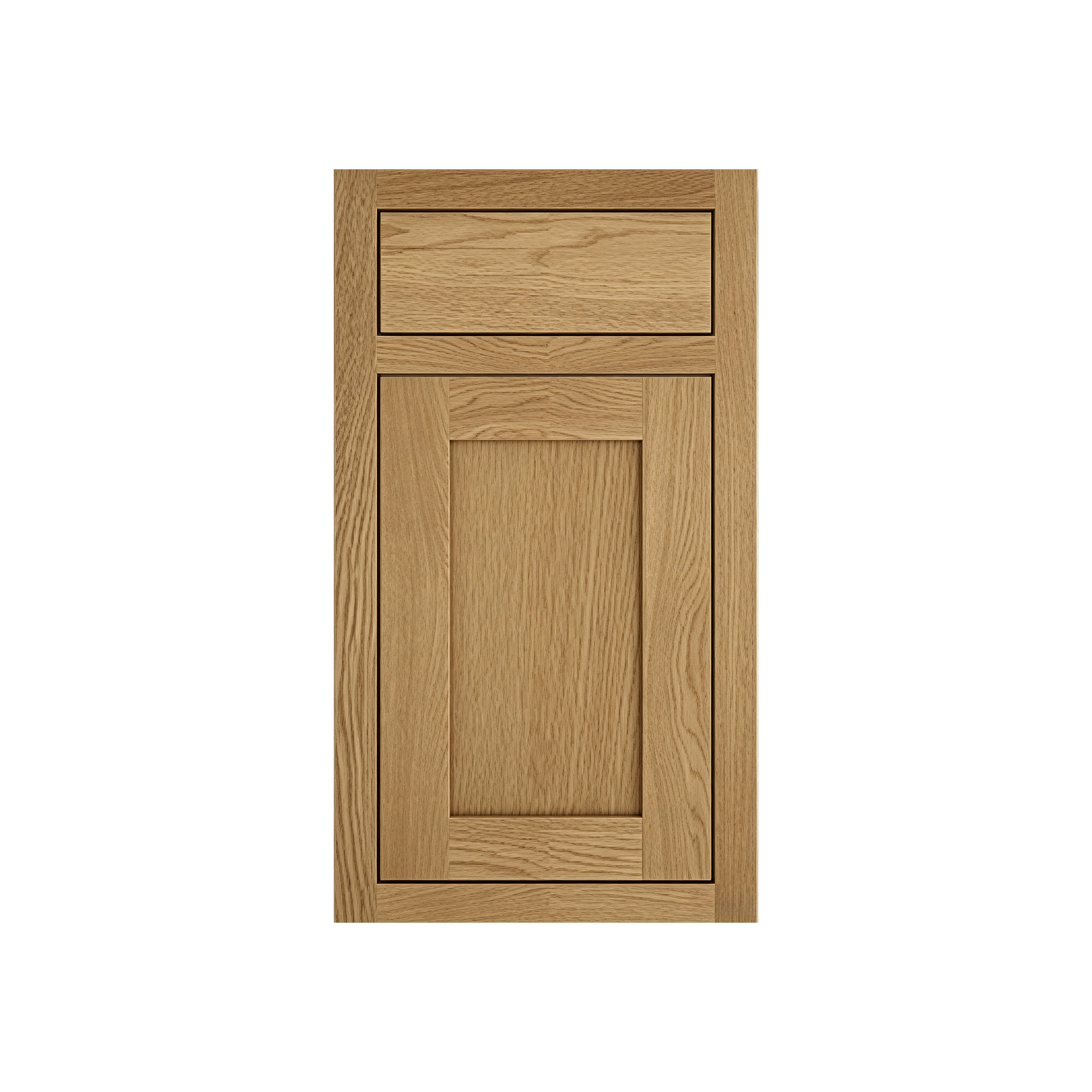 13.5" x 15"/18" Inset Hazelnut Oak Cabinet Sample Door