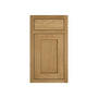13.5" x 15"/18" Inset Hazelnut Oak Cabinet Sample Door