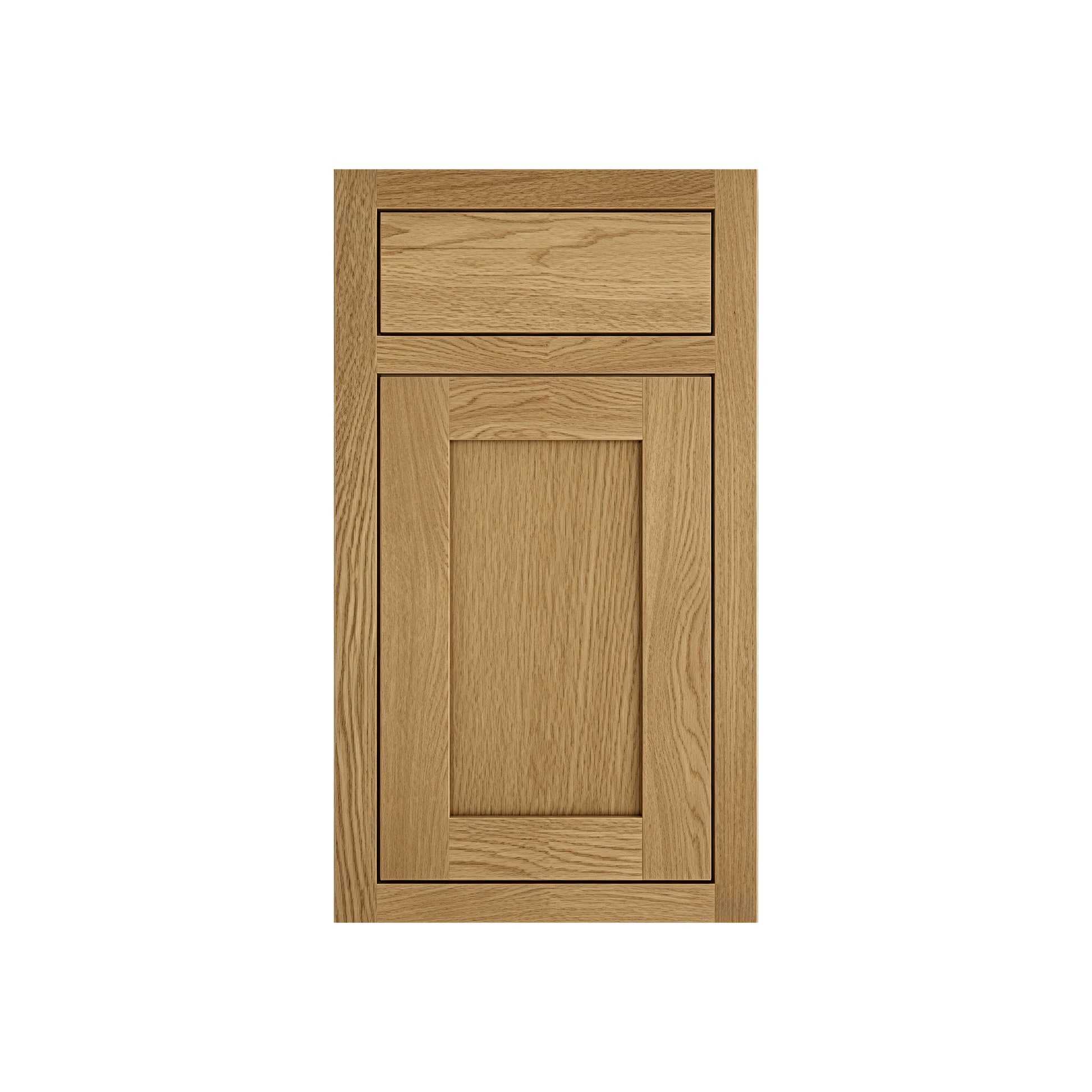 13.5" x 15"/18" Inset Hazelnut Oak Cabinet Sample Door