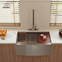 Farmhouse Stainless Steel 30/33/36 inch Single Bowl Kitchen Sink in Brushed