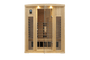 3-Person Hemlock Sauna Room with Digital Controls and Fast Heat-Up Performance