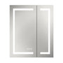 30"/36"x36" Double Doors Bathroom Medicine Cabinet with Anti Fog LED Mirror