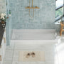 60"x30"/32" Grey One-Piece SMC Shower Pan Base with Anti-Slip Texture