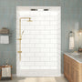 60"x36"/48"x96" Medium Tile Pattern SMC Shower Wall Panel System in 4 Finishes