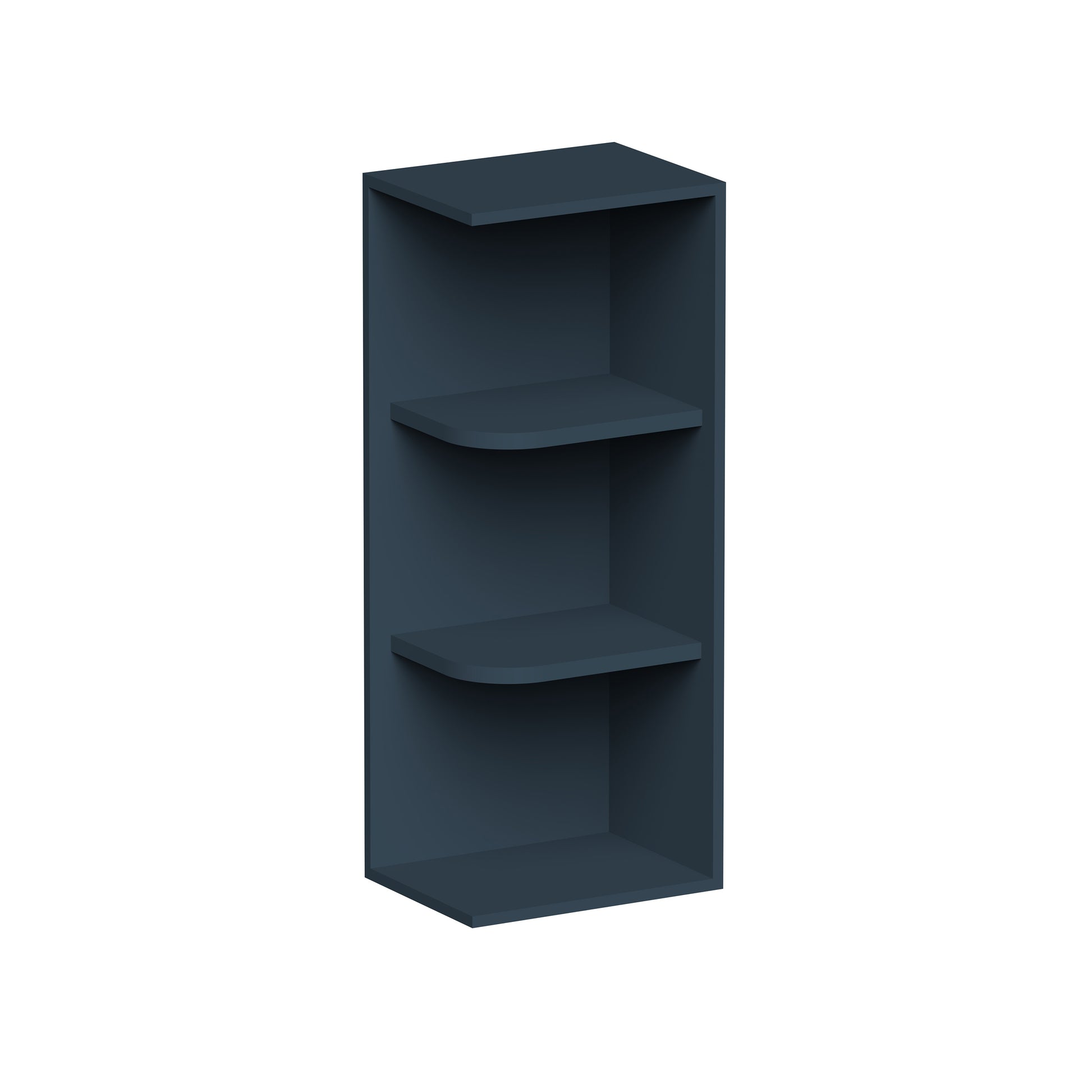 Cyber Grey RTA 12"W x 9"D x 30"/36"/42"H Open Wall End Shelf