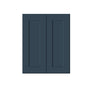 Cyber Grey RTA 24"-36"W x 12"D x 30"-42"H 15-Size Standard Wall Cabinet with 2 Doors and Shelves
