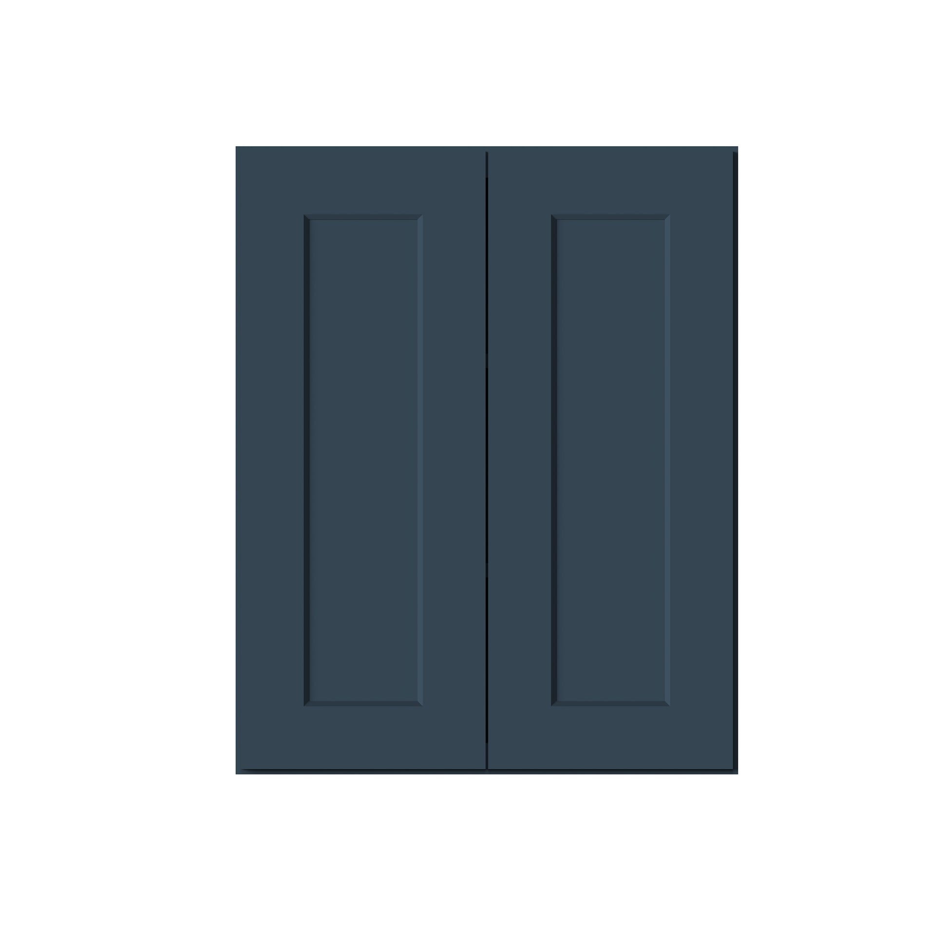 Cyber Grey RTA 24"-36"W x 12"D x 30"-42"H 15-Size Standard Wall Cabinet with 2 Doors and Shelves
