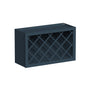Cyber Grey RTA 30"W x 12"D x 18"H Wine Rack Wall Cabinet