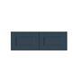 Cyber Grey RTA 36"W x 27"D x 12"-24"H 4-Size Double Door Deep Wall Cabinet