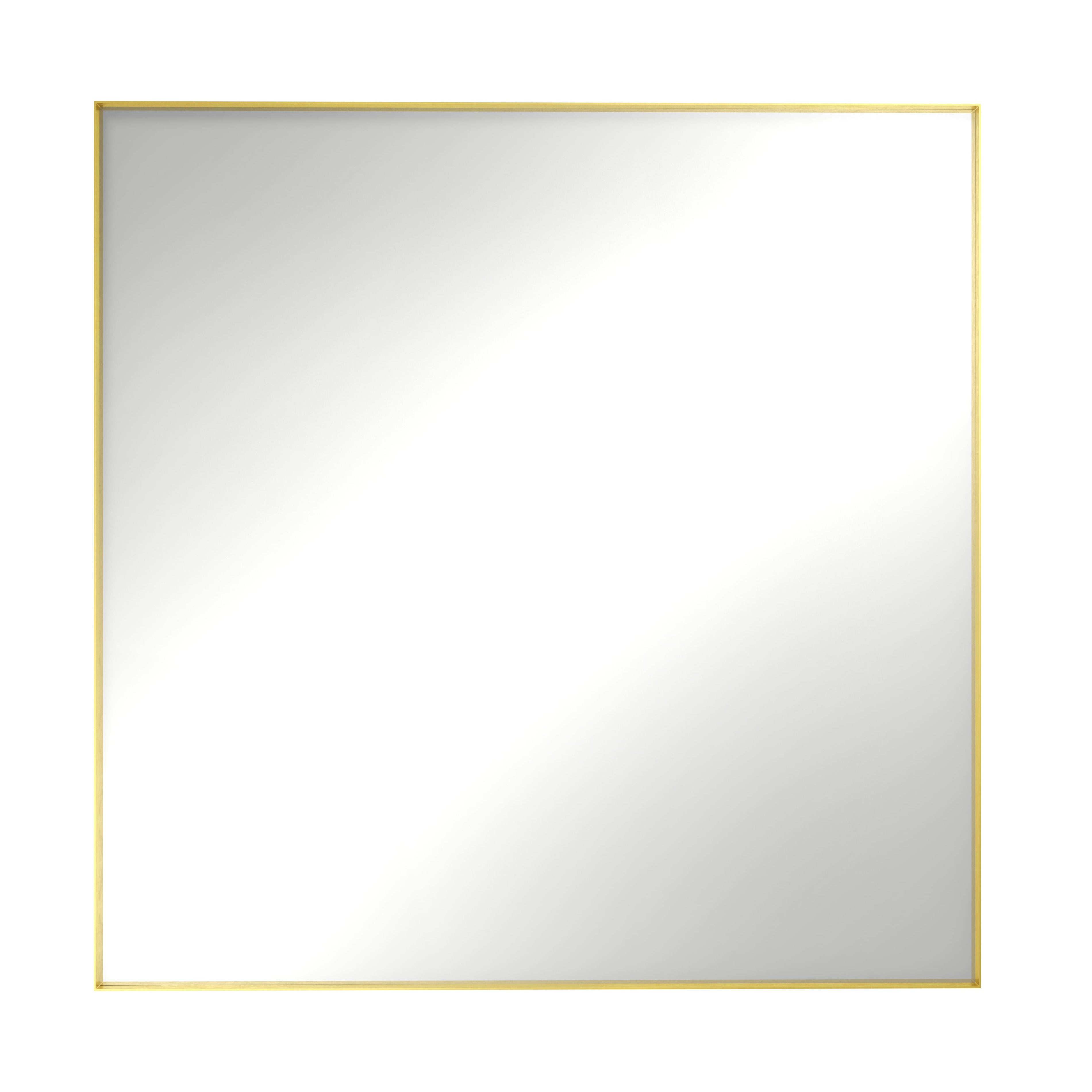Golden/Silver Framed Tempered Glass Bathroom Mirror with HD Reflection