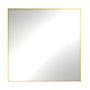 Golden/Silver Framed Tempered Glass Bathroom Mirror with HD Reflection