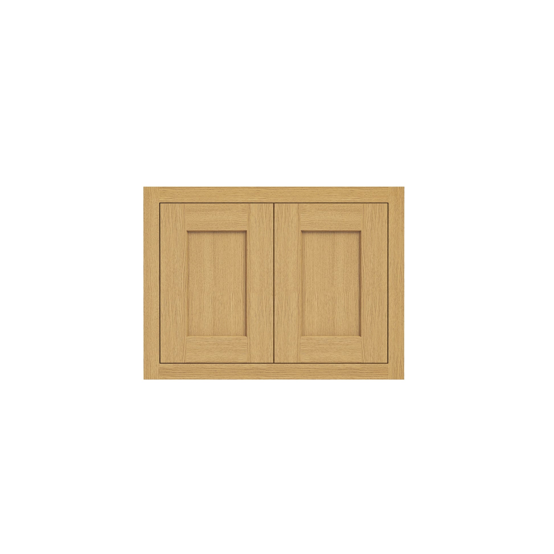 Inset Hazelnut Oak RTA 24-36"W x 12-24"H x 13.5"D 10-Size Double Doors Wall Cabinet