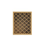 Inset Hazelnut Oak RTA 24-36"W x 15-30"H x 13.5"D 5-Size Diamond Lattice Wine Grid Wall Rack Cabinet