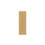 Inset Hazelnut Oak RTA 9-21"W x 30-42"H x 13.5"D 15-Size Single Door Wall Cabinet
