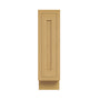 Inset Hazelnut Oak RTA 9"W x 34.5"H x 25"D Tray Base Cabinet with Pull-out basket
