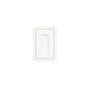 Inset Origami White RTA 12-21"W x 18"H x 13.5"D 4-Size Single Door Wall Cabinet