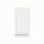 Inset Origami White RTA 12-21"W x 34.5"H x 25"D 4-Size Full Height Single Door Base Cabinet