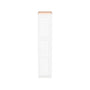 Inset Origami White RTA 18"W x 84-96"H x 25"D 3-Size Pantry Cabinet with 2 Doors and 4 Shelves