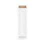 Inset Origami White RTA 9"W x 34.5"H x 25"D Base Spice Rack Cabinet with Pull-out Basket