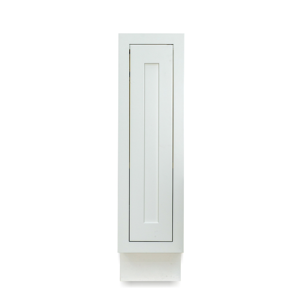 Inset Origami White RTA 9"W x 34.5"H x 25"D Tray Base Cabinet with Pull-out basket