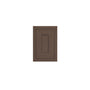 Inset Truffle Brown RTA 12-21"W x 18"H x 13.5"D 4-Size Single Door Wall Cabinet