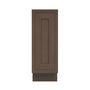 Inset Truffle Brown RTA 12-21"W x 34.5"H x 25"D 4-Size Full Height Single Door Base Cabinet