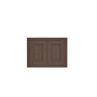 Inset Truffle Brown RTA 30-36"W x 12-24"H x 25"D 7-Size Double Doors Wall Cabinet