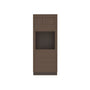 Inset Truffle Brown RTA 33"W x 84-96"H x 25"D 3-Size Pantry Cabinet with Oven Opening, 4 Drawers and 2 Doors