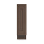 Inset Truffle Brown RTA 9"W x 34.5"H x 25"D Base Spice Rack Cabinet with Pull-out Basket