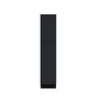 Slim Ebony Black Shaker RTA 18"W x 84"/90“/96”H x 27"D Tall Pantry Cabinet with 2 Doors and Shelves