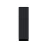 Slim Ebony Black Shaker RTA 24"/30"W x 84"/90"/96"H x 27"D 6-Size Tall Pantry Cabinet with 4 Doors and Shelves