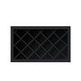 Slim Ebony Black Shaker RTA 30"W x 18"H x 12"D Wine Rack Wall Cabinet