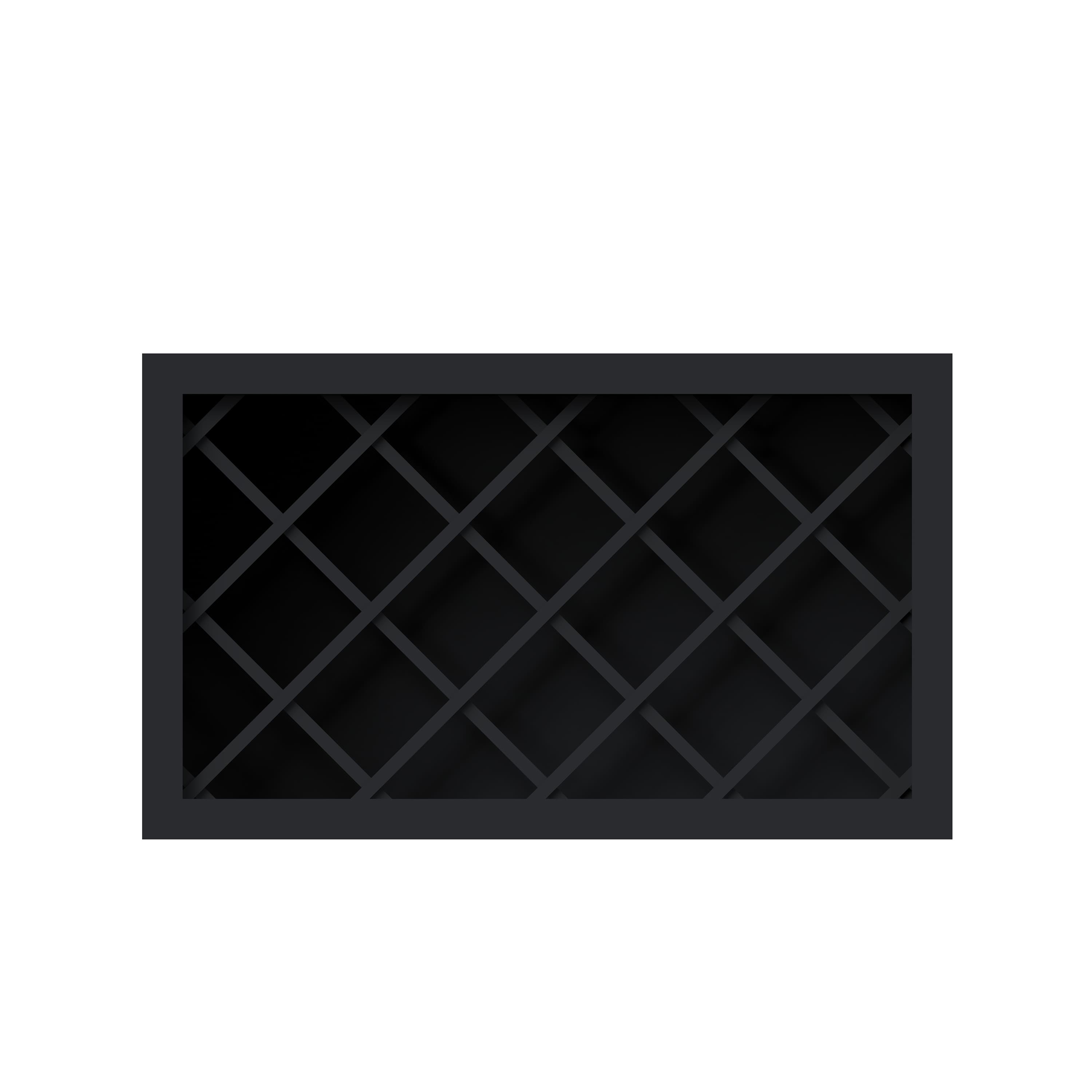 Slim Ebony Black Shaker RTA 30"W x 18"H x 12"D Wine Rack Wall Cabinet
