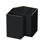 Slim Ebony Black Shaker RTA 33"/36"W x 34.5"H x 24"D Lazy Susan Base Cabinet