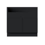 Slim Ebony Black Shaker RTA 36"W x 34.5"H x 24"D Farm Sink Base Cabinet with 2 Doors