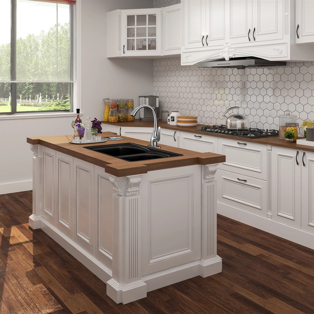 Pull-Down Kitchen Faucet with 2-Mode Spray & 360° Swivel
