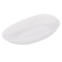 59" Luxury Handcrafted Freestanding Solid Surface Soaking Bathtub in Glossy White