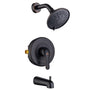 4.84inch Wall Mounted Shower trim kit with pressure balanced valve-CASAINC
