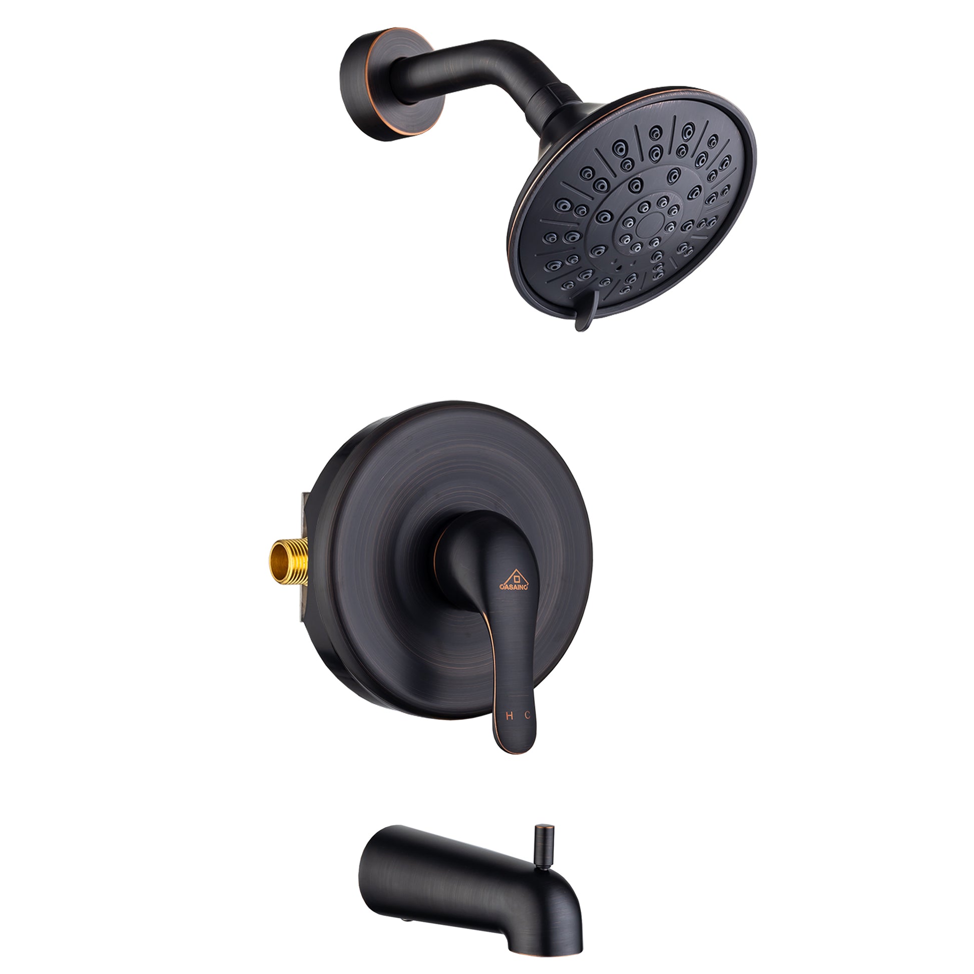 4.84inch Wall Mounted Shower trim kit with pressure balanced valve-CASAINC