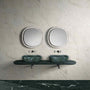 23.6” Genuine Natural Marble Vessel Sink – polished surface in Beige/White/Gray/Green