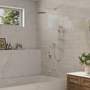 9" 3-Function Shower Faucet Set with Tub Spout & Slide Bar