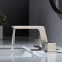 3-Hole Deck-Mounted Waterfall Basin Faucet Bathroom Sink Faucet