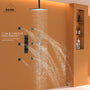 12" Ceiling-Mounted Rainfall Shower System with Handheld & Body Jets