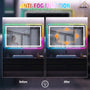Tempered RGB LED Bathroom Mirror with Smart Controls & Anti-Fog